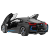 BMW i8 czarne RASTAR model 1:14 Zdalnie sterowane auto + pilot 2,4 GHz